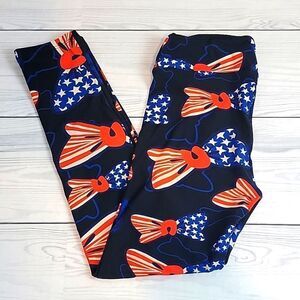 LulaRoe Americana Collection leggings Women's Size S